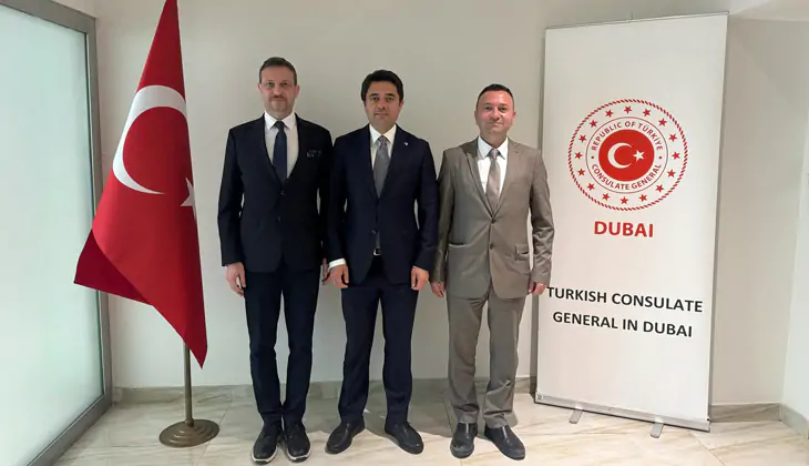 Trabzon tersanesi is gelistirme direktorlerinden dubai baskonsolosuna ziyaret