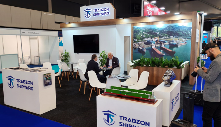 Trabzon Tersanesi, Rotterdam’da Türk Gemi İnşa Sektörünü Temsil Ediyor