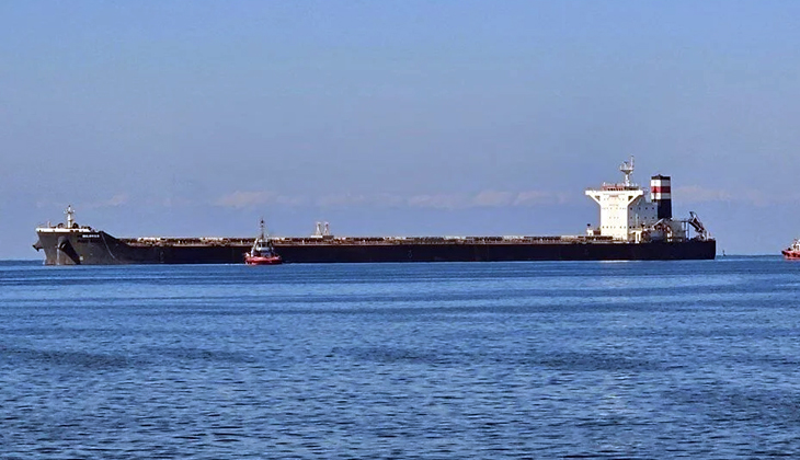 Zonguldak'ta MILDRED isimli yük gemisi karaya oturdu!