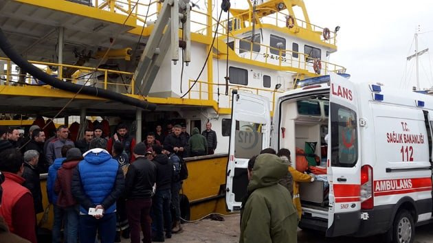 Sinop'ta kuru yük gemisinde patlama: 1 ölü!