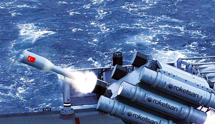 Roketsan’ın geliştirdiği Denizaltı Savunma Harbi Roketi üstün özellikleriyle dikkat çekiyor
