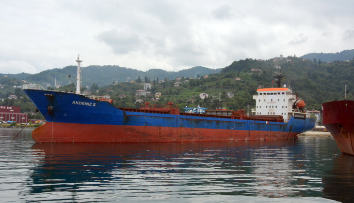 Trabzon Tersanesi’nde Akdeniz-S isimli Yük Gemisi’nin Bakım Onarımı Tamamlandı