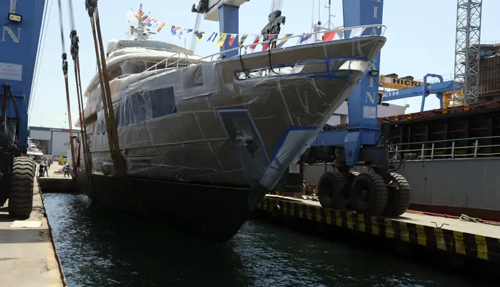 Trabzon Tersanesi’nden Yat İnşasında Güçlü İmza: “Orion One” Denize İndirildi”

